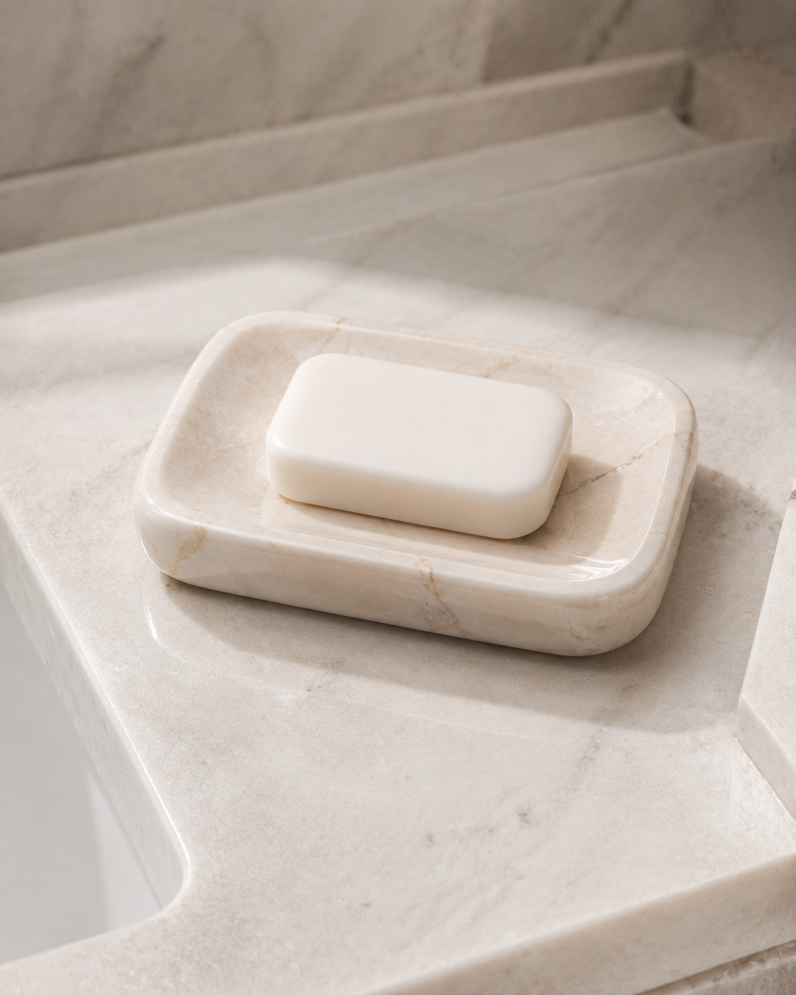 Afyon Şeker Soap Dish, Afyon Şeker natural stone product view